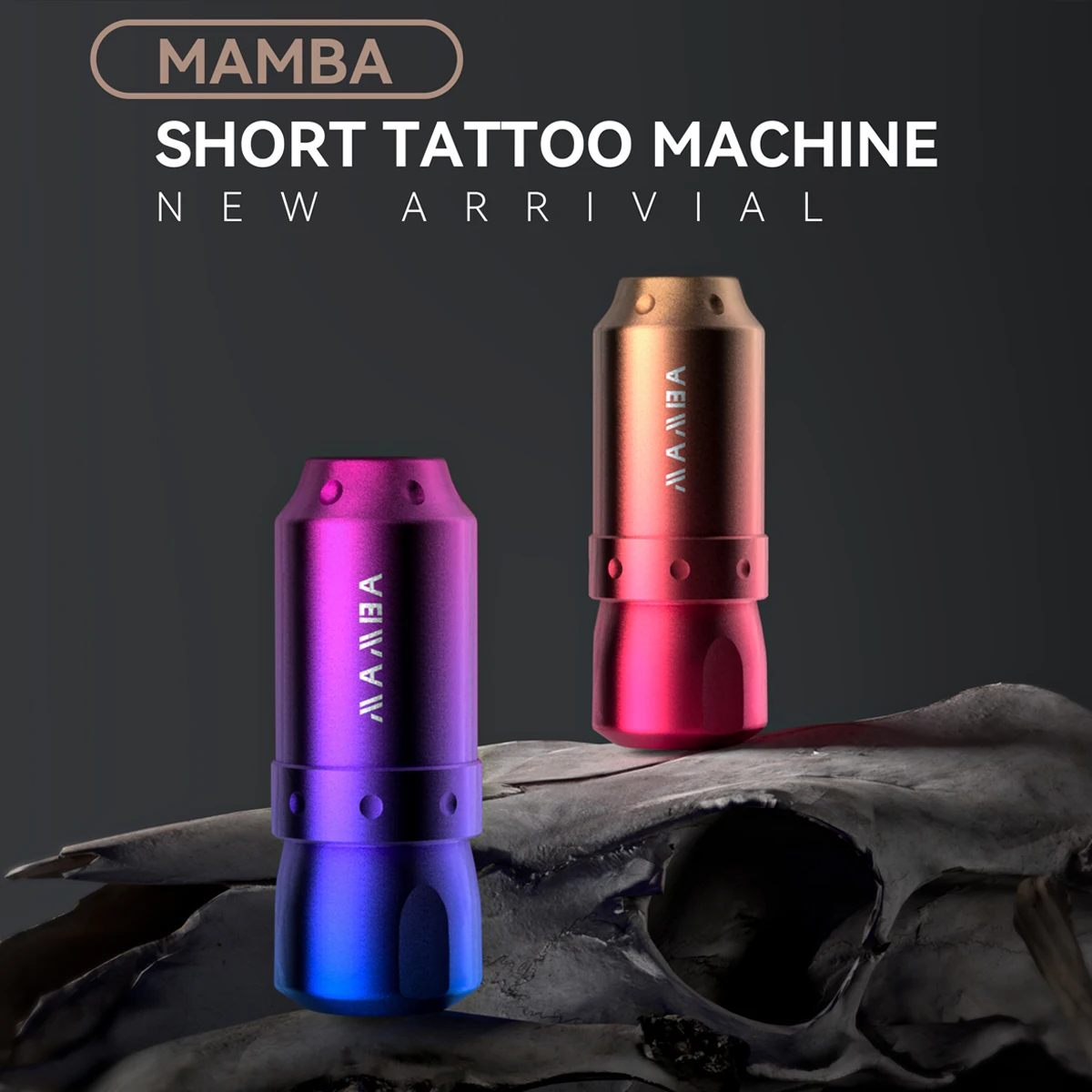 MAMBA Tattoo Pen kit 3.5mm Stroke Customized Motor 1200mAh High-Capacity Tattoo Power Supply RCA Interface Rotary Tattoo Gun Kit