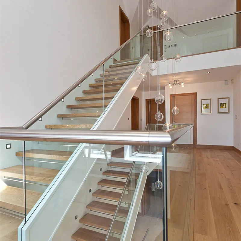 Customization steps wood with oak stair treads staircase