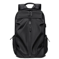 Simple Business Travel Men's Bag 2024 Autumn/Winter Lightweight Leisure Backpack Large Capacity Travel Waterproof Shoulder Bag