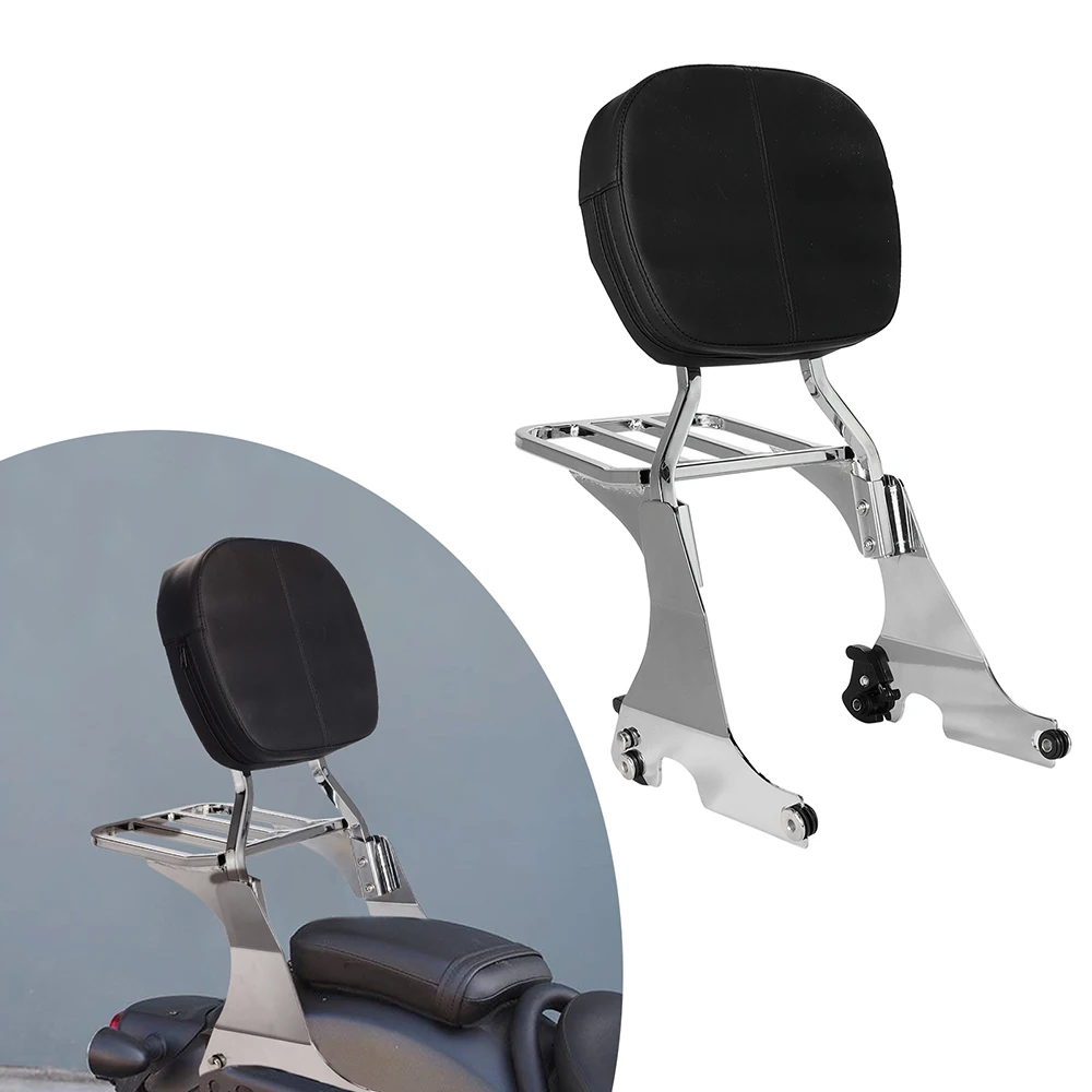 Motorcycle Backrest Sissy Bar Luggage Rack Tail Box Rack Rear Tail Rack For Harley Sportster XL 883 1200 2004-2019