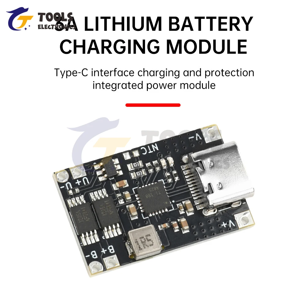 5V 3A Step-Down Power Supply Charging Module DC 4.5-12V TYPE-C USB Lithium LiPo Battery Charger Protection Circuit Board