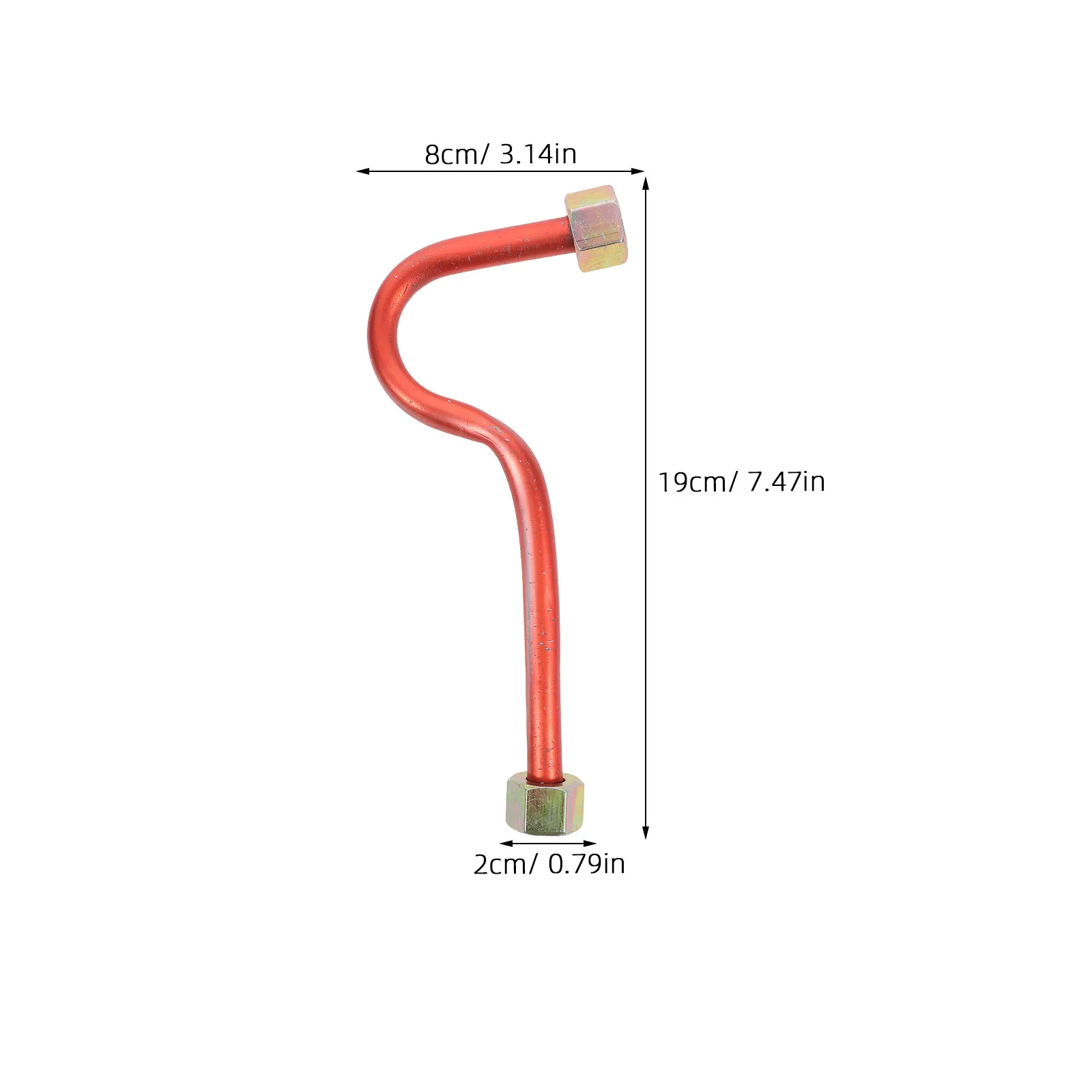 Alloy Air Compressor Exhaust Tube Replacement Part Flexible Aluminum Tubing for Quick Installation Optimal Airflow Compressor