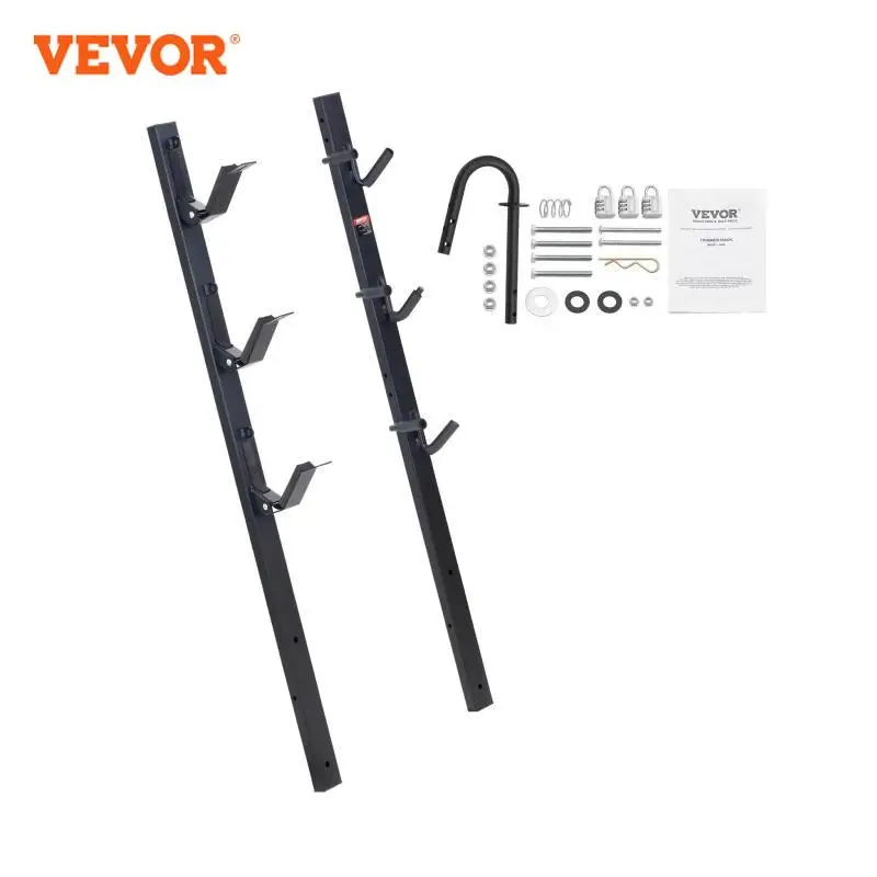 VEVOR 2/3 Place Weeder Trimmer Rack Locking Trim Holder Landscape Vertical Rack Carrier Mount on Open Pickup Enclosed Trailer