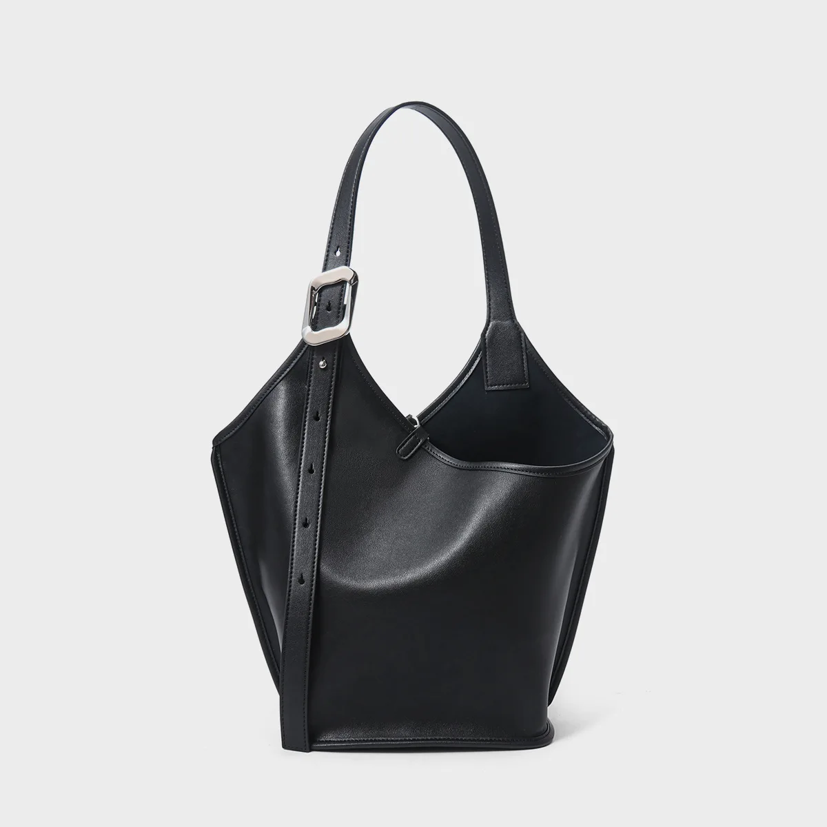 

2025 New Split Leather Shoulder Crossbody Casual Tote Large Capacity Bucket Bags Tote Bag