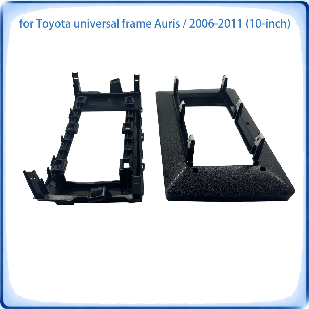 Car Radio Fascia Frame For Toyota Auris 2006-2011 10 inch Stereo Panel Wiring Harness Power Cable