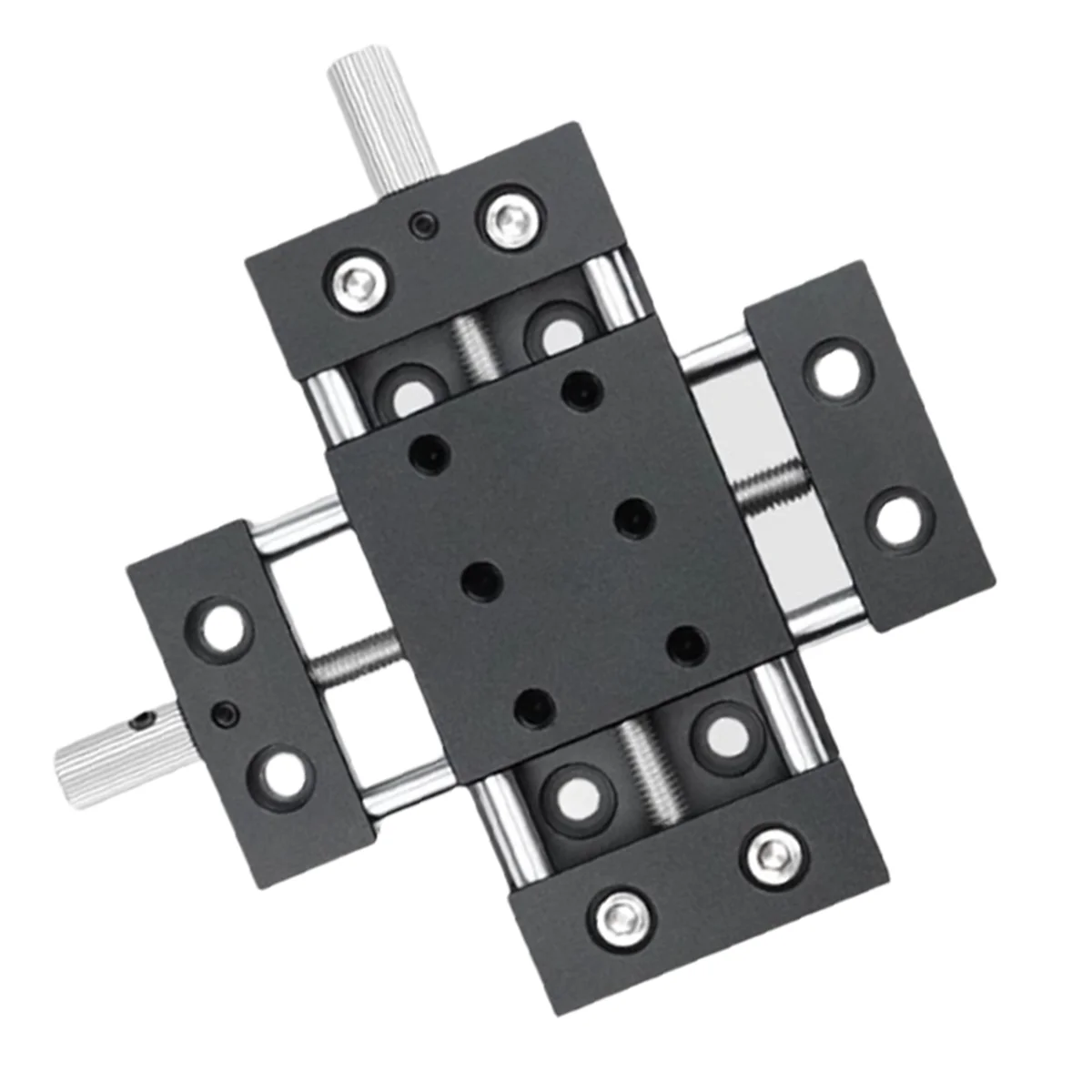A002 XY Heavy Linear Optical Guide Rod Screw Adjustment Table Small Manual Fine-Tuning Slide DXY40-20