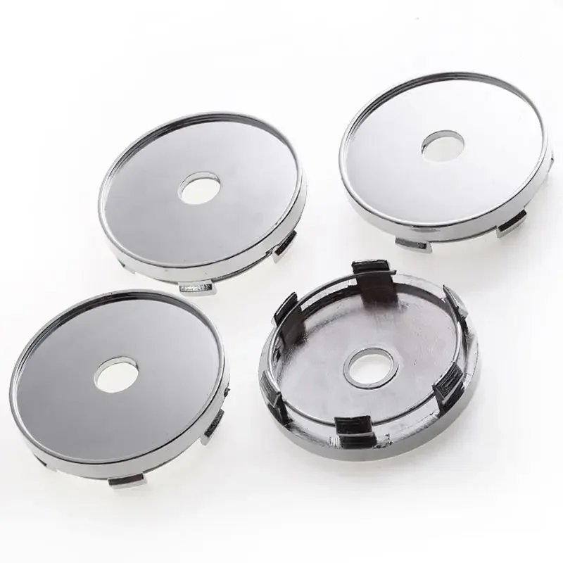 4pcs Universal Car Vehicle Wheel Hub Center Cover 60mm Dust Cover ABS Durable Car Trucks Hub Center Cover Decoration