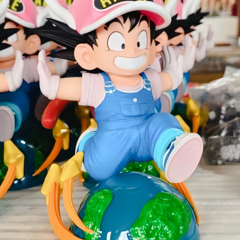 New Anime Dragon Ball Figures Son Goku Figure Q Version Goku Cosplay Dr. Slump Figure Models Pvc Statue Toys Decoration Kid Gift