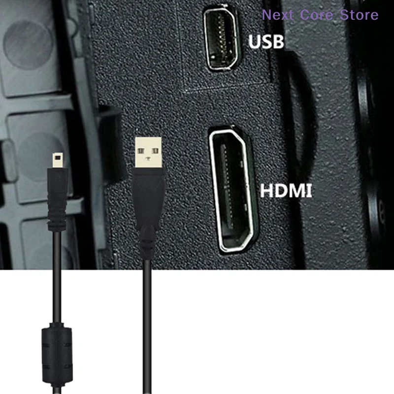 [NC]USB Data Cable Camera Data Pictures Video Sync Transfer Cables 8pin 150cm for Nikon Olympus Pentax Sanyo[NC]