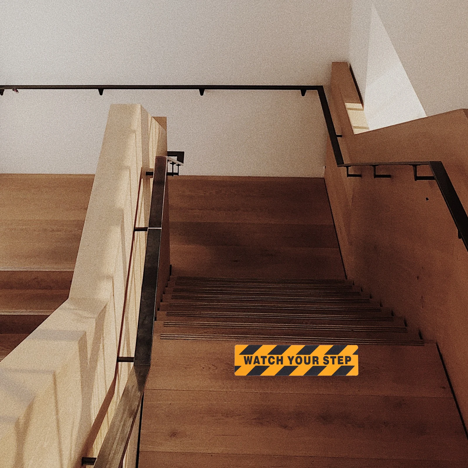 

2pcs PET Stickers Floor Outdoor Warning Safety Safety Tape For Steps Tape Grip Stairs Non-slip Decals Wet Signs