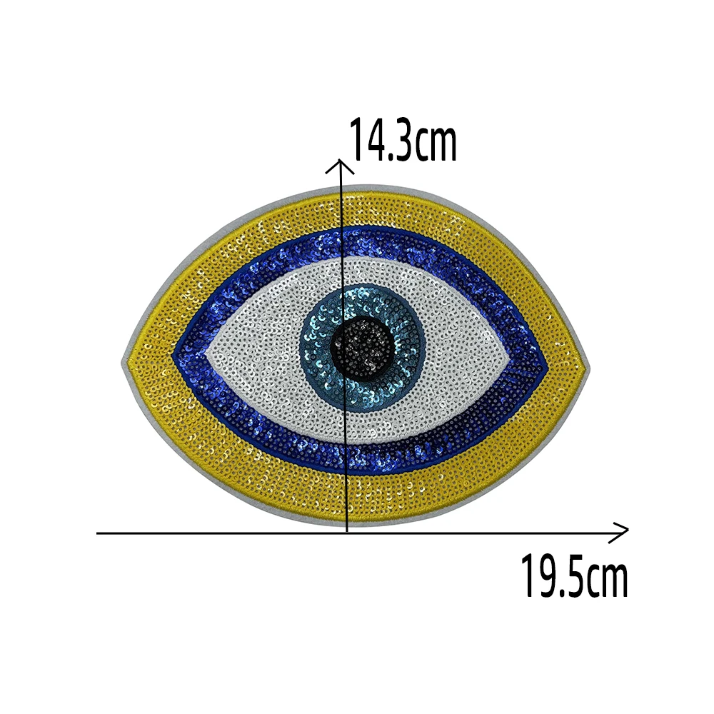 Hurtownia Naszywki Naszywki Cekiny Oko miłość serce Naszywka do haftu Materiały do szycia Akcesoria odzieżowe Naszywki do naprasowania