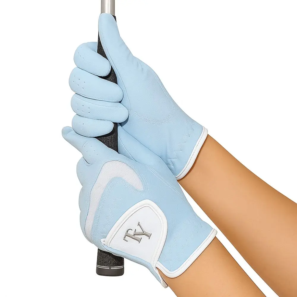 

Дышащие женские перчатки для гольфа, износостойкие удобные спортивные перчатки, нескользящие прочные перчатки для гольфа с полным пальцем, спорт на открытом воздухе