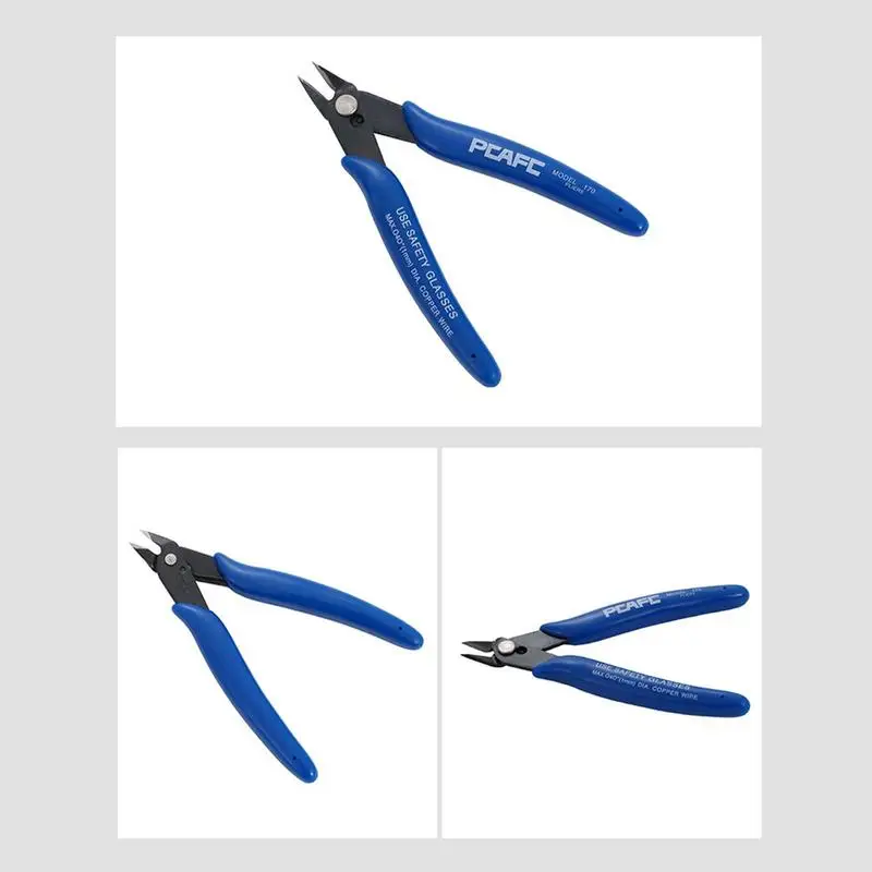 Wire Cutter Pliers Carbon Steel Ultra Sharp Cutter Clippers Wire Flush Cutters With Ergonomic Handle For Crafting