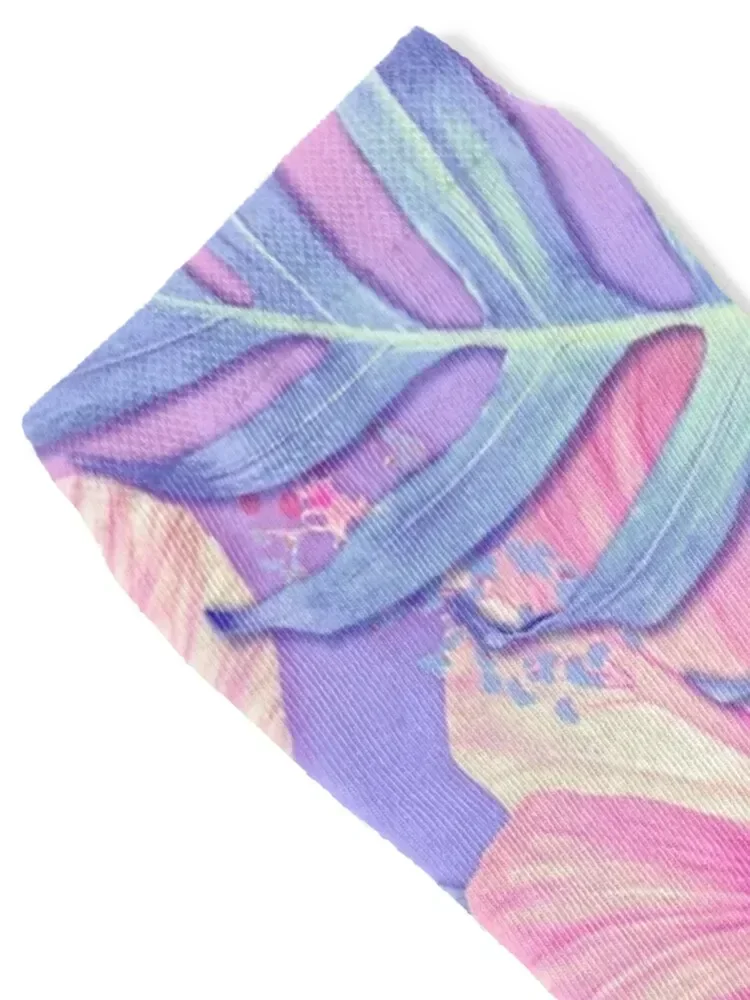 جوارب لافندر ربيعية استوائية لأصابع القدم رياضية للجري هدايا شتوية جوارب هيب هوب للنساء والرجال