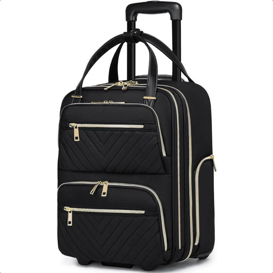 

CarryOn Underseat Lage with WheelsUnderseat Lightweight Suitcase for Women Men 16 inch Airlines Lage for Overnight Busin Travel