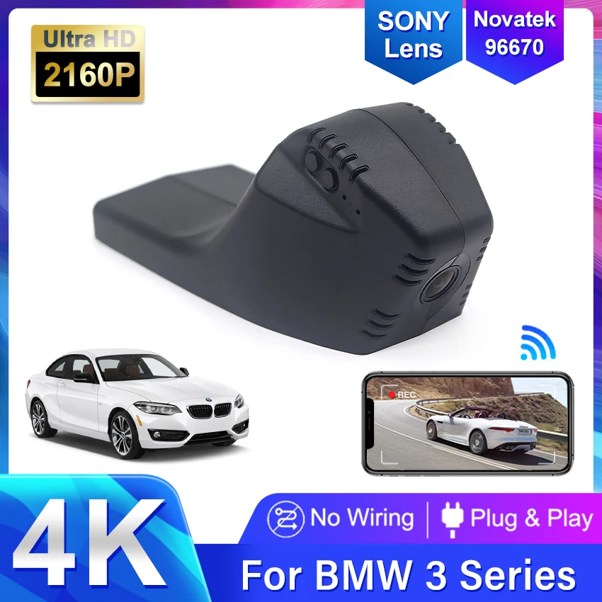 

For BMW 3 Series G20 G21 Front and Rear 4K Dash Cam for Car Camera Recorder Dashcam WIFI Car Dvr Recording Devices Accessories