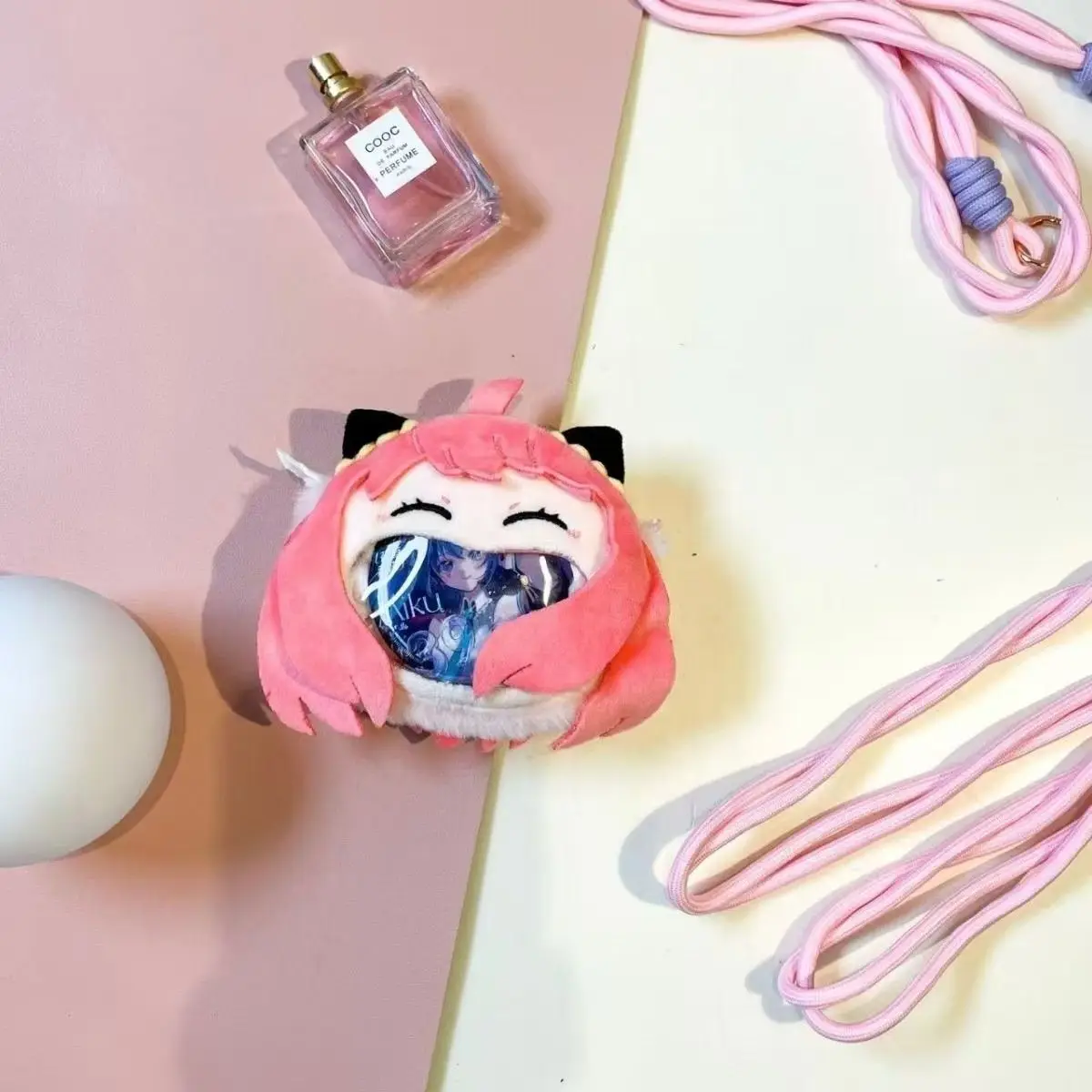 Spy X Family Anya Pain Multifunctional Backpack Crossbody Girly Heart Plush Bag Ani