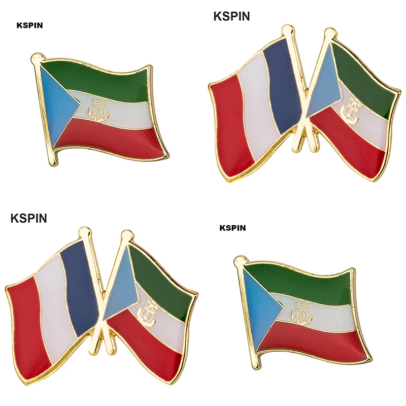 Equatorial Guinea Flag Badges on Backpack Kits Przypinki in Brooches Pins Icons