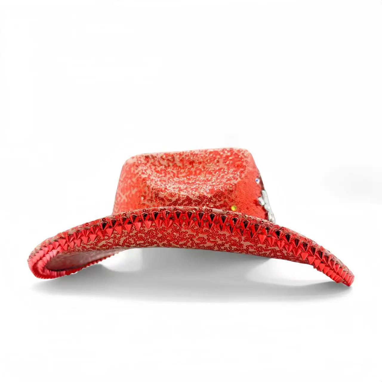 HongLuan Glitterkostuumhoed Volwassene & Cowboyhoeden Strass voor dames, Cowboy Cosplay Vrouwelijke accessoires & Cowgirl Cap