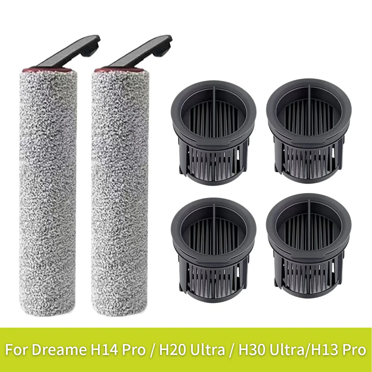 Zubehör für Dreame H14 Dual / H14 Pro / H14 / H20 Pro Plus / H20 Ultra / H30 Ultra Staubsauger Rollenfilter Hepa-Filter