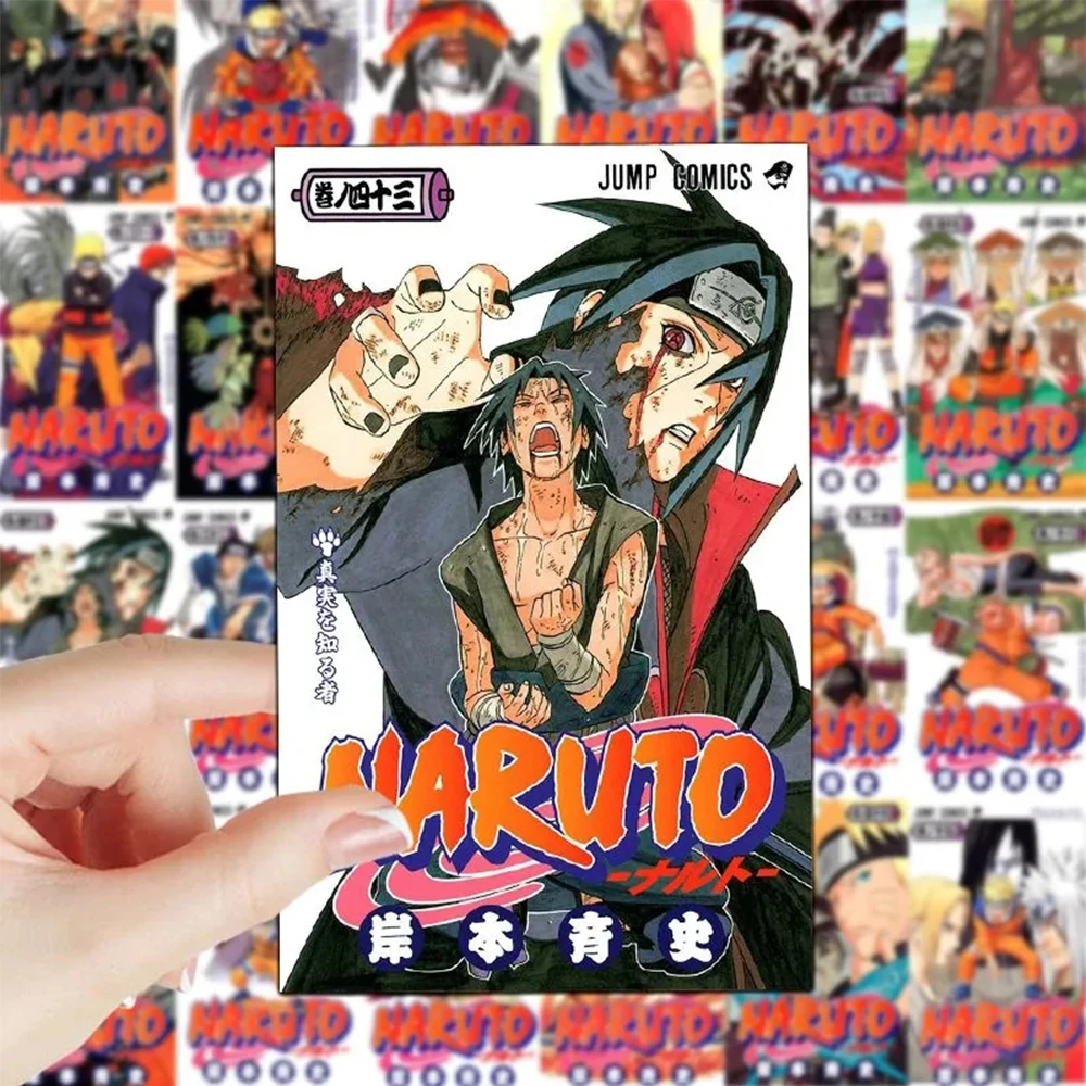 10/30/60 buah klasik Anime NARUTO Poster stiker kartun dekorasi DIY telepon Laptop Skateboard keren Graffiti Decal Pack