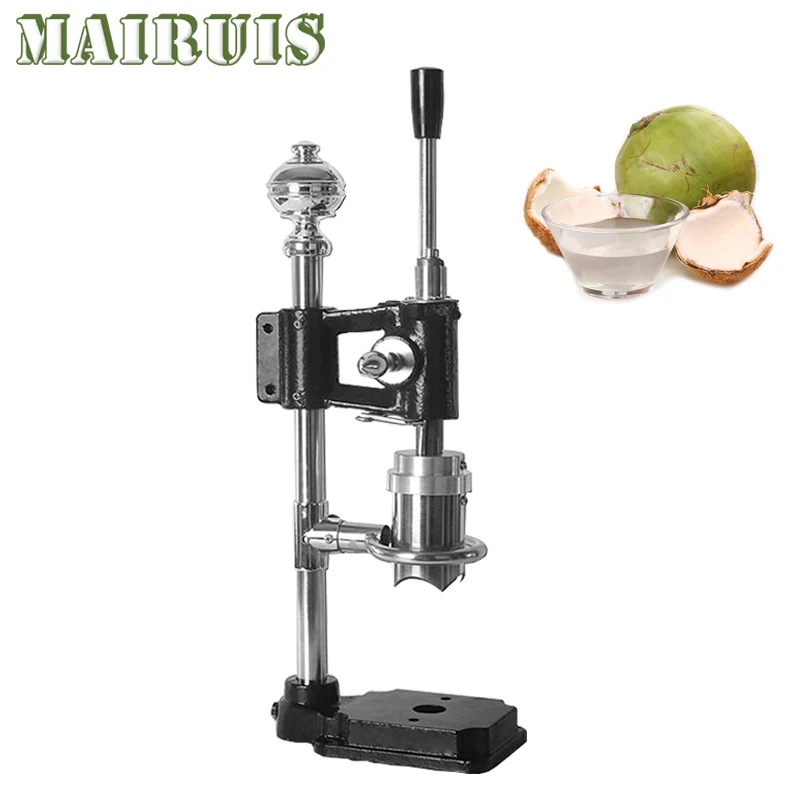 Food Processors Manual Coconut Press Opening Maker Green Coconut Peeling Cutting Machine