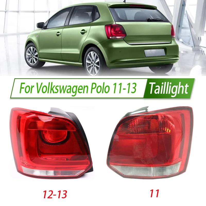 

Для Volkswagen Polo 11-13 автомобильный задний фонарь в сборе, задний фонарь в стиле OEM с указателем поворота, замена прямой посадки