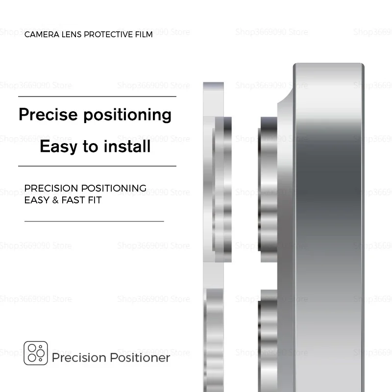 3D Camera Protector Glass For Xiaomi Poco X6 Pro 5G HD Tempered Glass Lens Metal Rear Ring On Poko Little X6Pro X 6 Pro 6Pro 5G