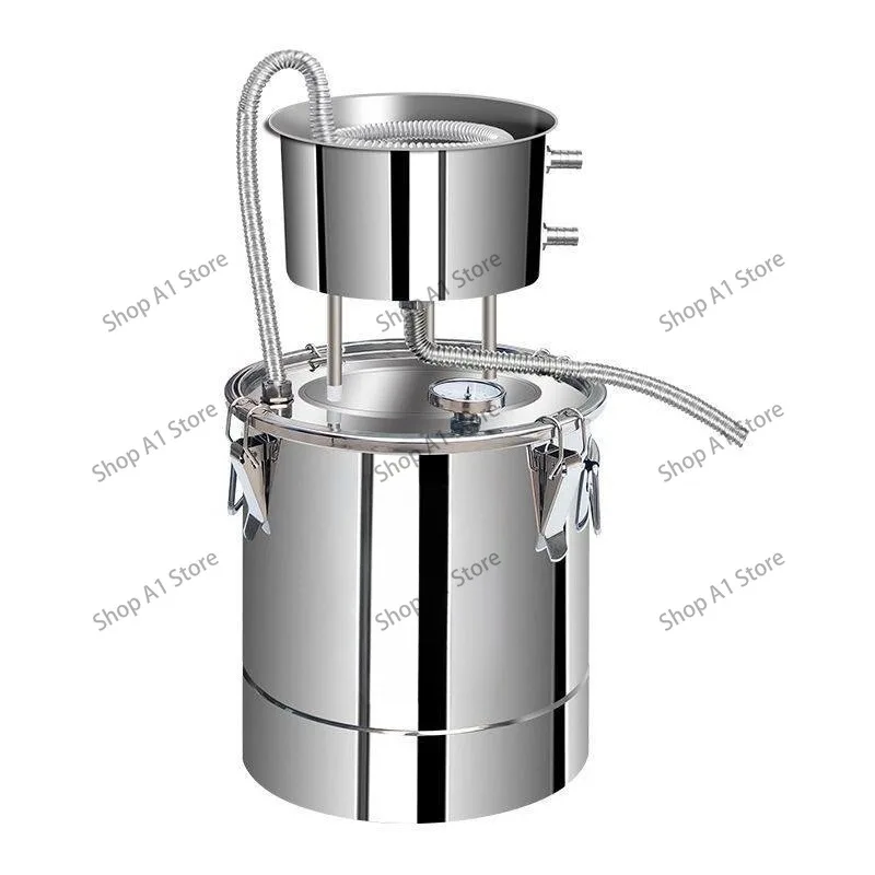 12L 22L Stainless Steel Distiller Spirits Alcohol Wine Maker Home Water Wine Essential Oil Brewing Equipment Kit
