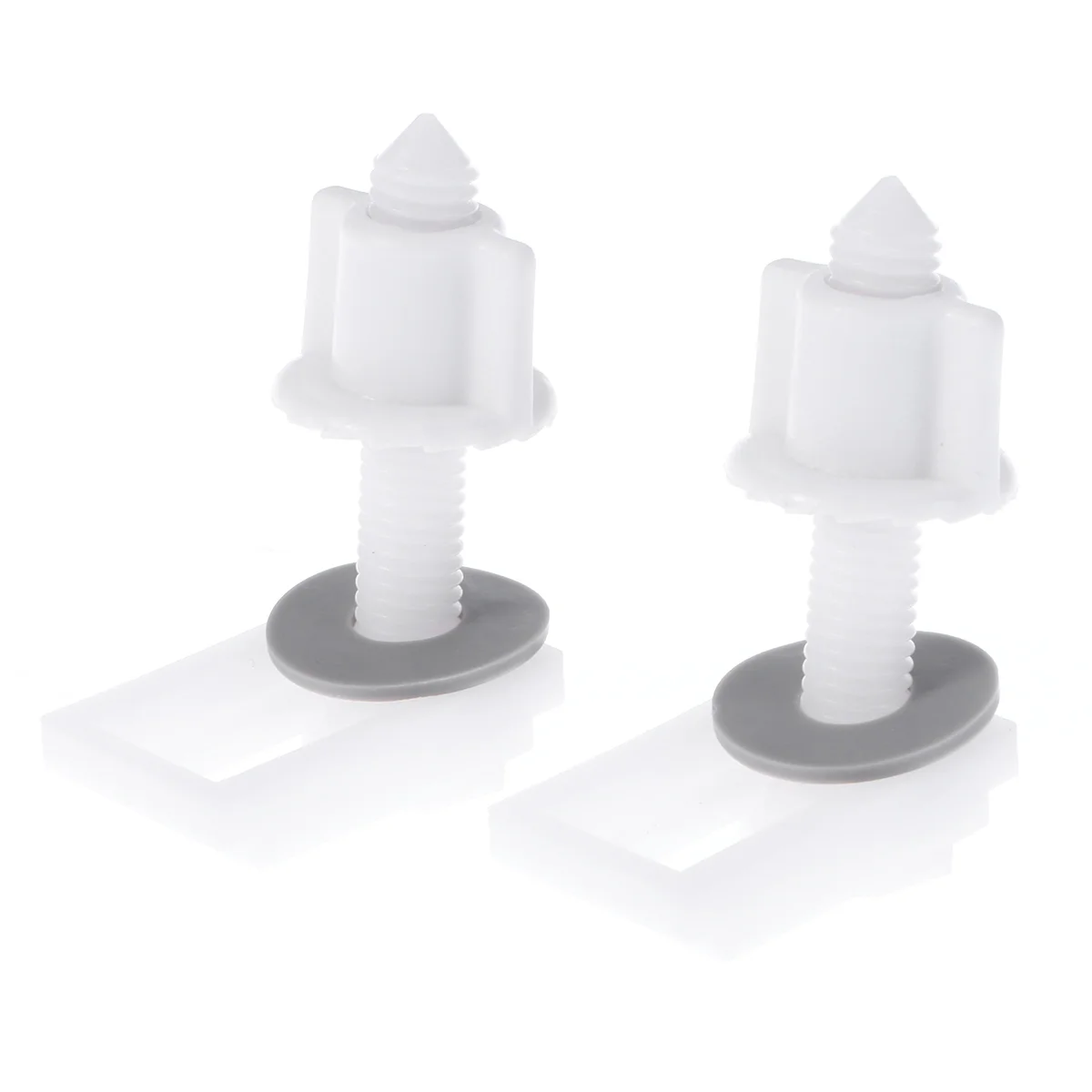 2 Sets Toilet Fill Valve Screws Seat Spanner Tightening Tool Lid Bolt Wet Wipes