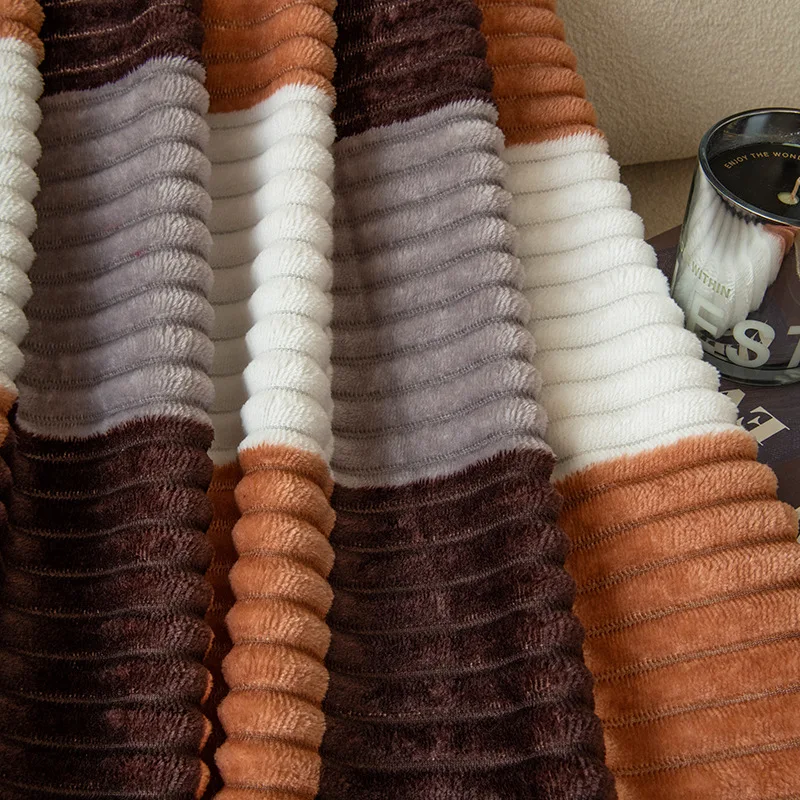 Manta para Aire Acondicionado de 200x230cm , Diseño Cuadros Frescos, Multiusos en Sofá/Cama, Ideal para Siesta y Hogar