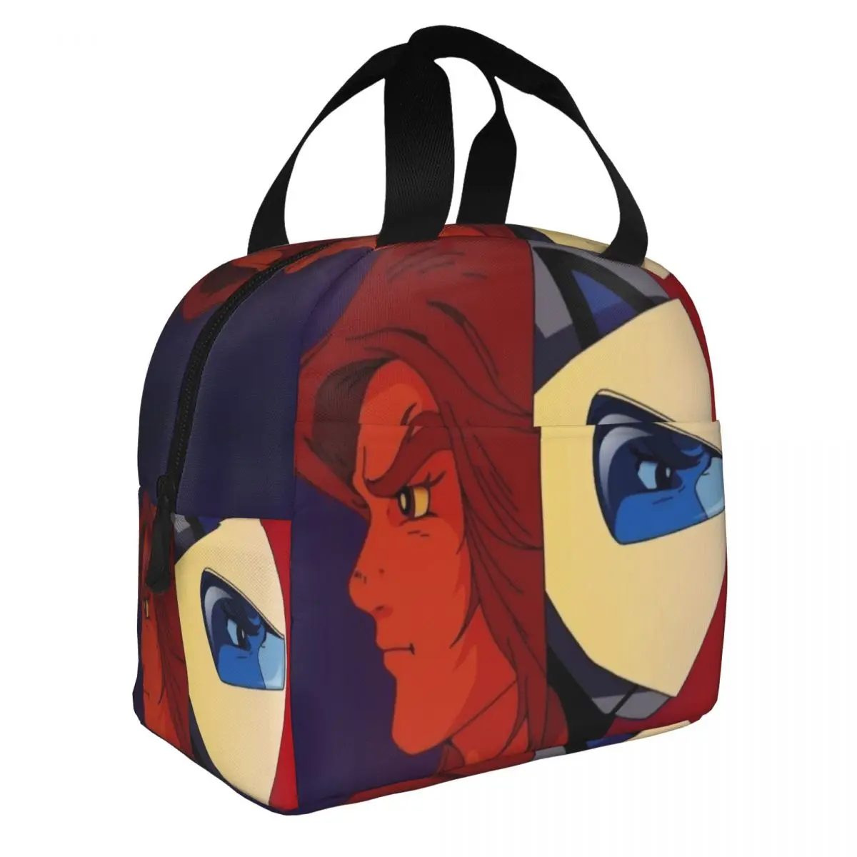 Goldrake Actarus Insulated Lunch Bags for Work School UFO Robot Grendizer Resuable Thermal Cooler Lunch Box