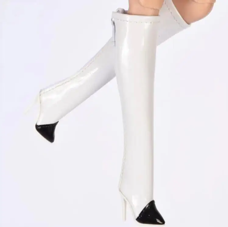 Doll toy Long shoes high quality fit for your FR2 FR6.0 Nuface boots Mirror matte true zipper F6