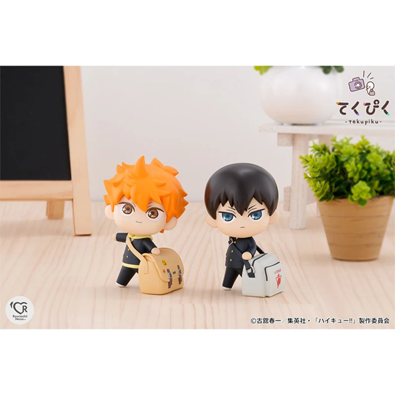 

Оригинальная группа tekupiku Haikyuu! Экшн-фигурки Shoyo Hinata kageyama tobio из ПВХ, коллекционная игрушка