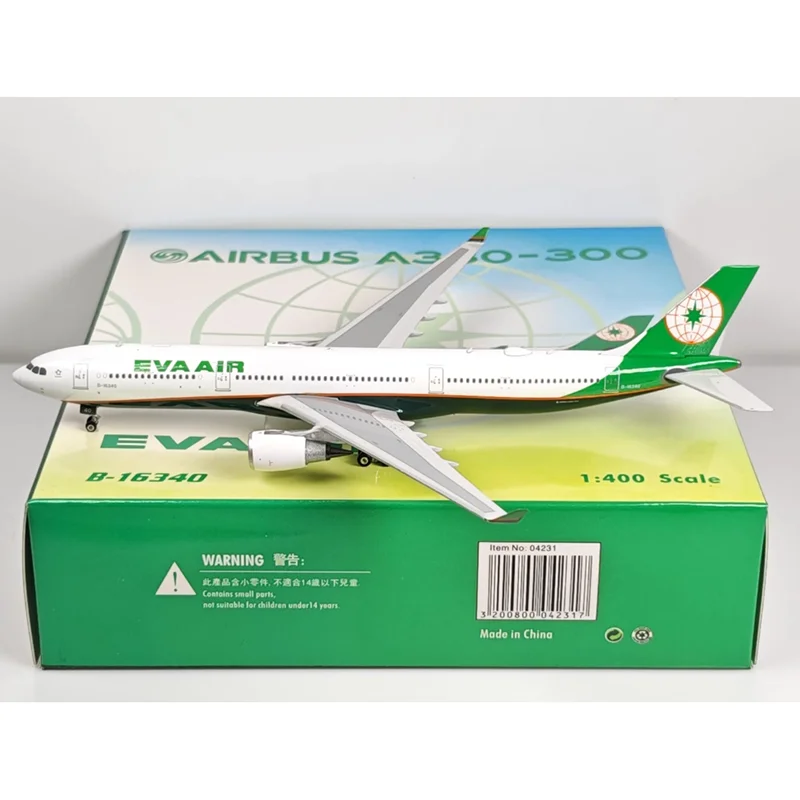 

Phoenix Diecast 1/400 Scale 04231 Eva Air A330-300 B-16340 Alloy Aircraft Model Toy Collectible Ornament Decoration