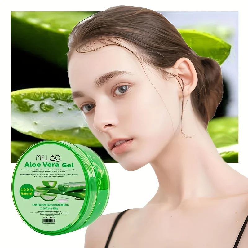 Melao Aloe Vera Extract Skin Lightening Moisturizing Soothing Natural Organic Aloe Vera Gel