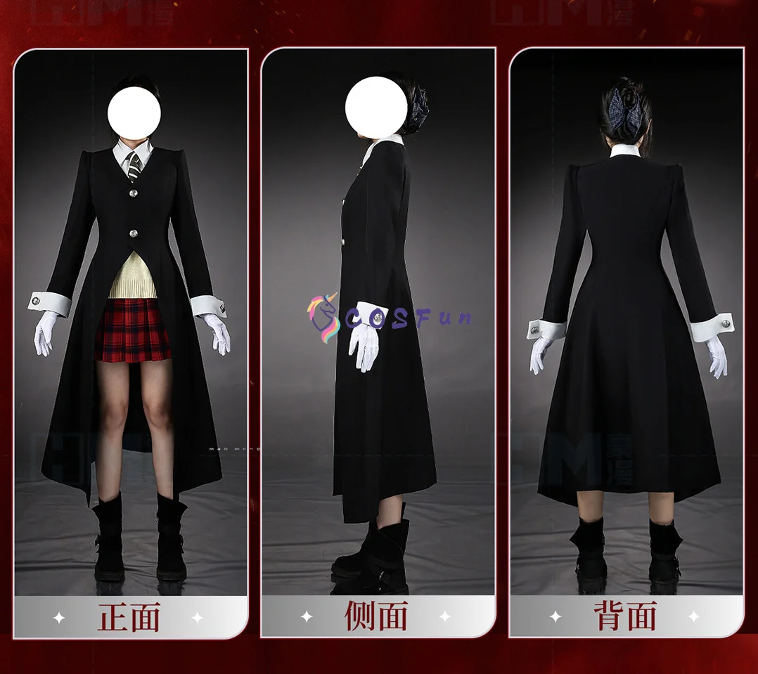 Costume de cosplay Soul Eater Maka Albarn, ensemble complet, uniforme, jeu de rôle, tenue de fête d'Halloween pour femmes COSFun