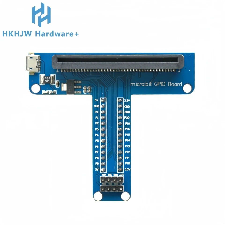 Microbit Development Board T-type GPIO Expansion Board Micro:bit Breadboard Adapter Board Python