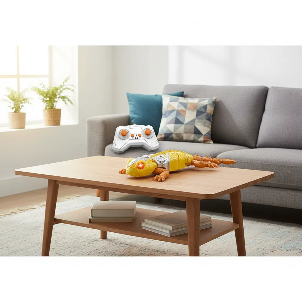 Jouet Robot lézard d'escalade mural biomimétique réaliste RC, Gecko télécommandé qui grimpe le verre et les murs lisses