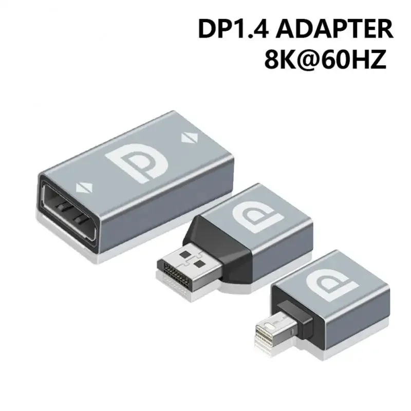 RYRA DP 1.4 HDMI-compatible Adapter Mini Display Port Converter Female To Male 8K 60Hz For Laptop Computer Monitor Projector