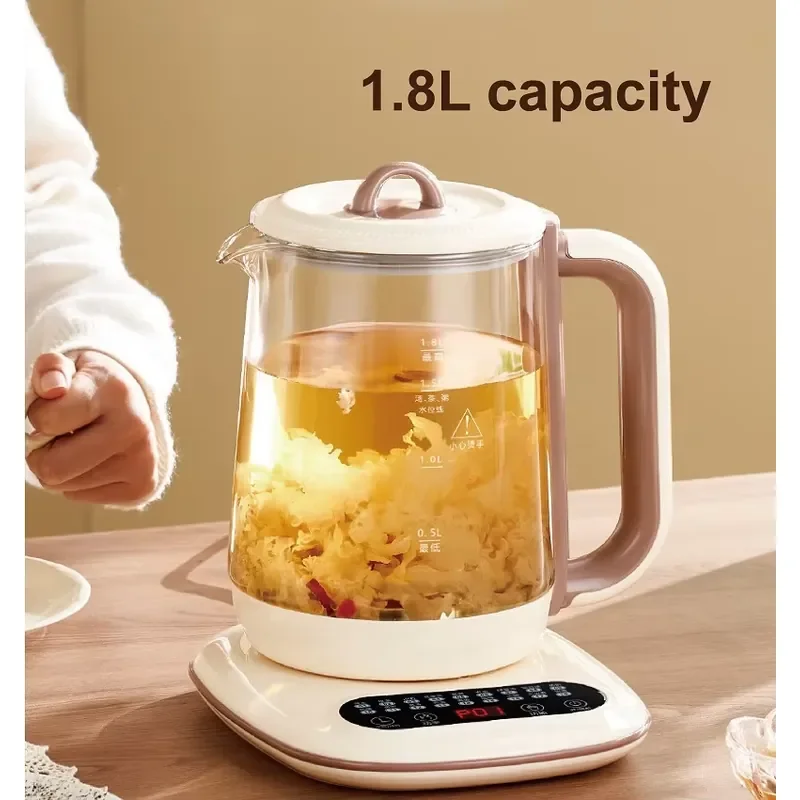 1.8L Smart Electric Kettle Multi-function Health Pot Glass Temperature Control Pot Appointment Baby Milk Pot Home Maker
