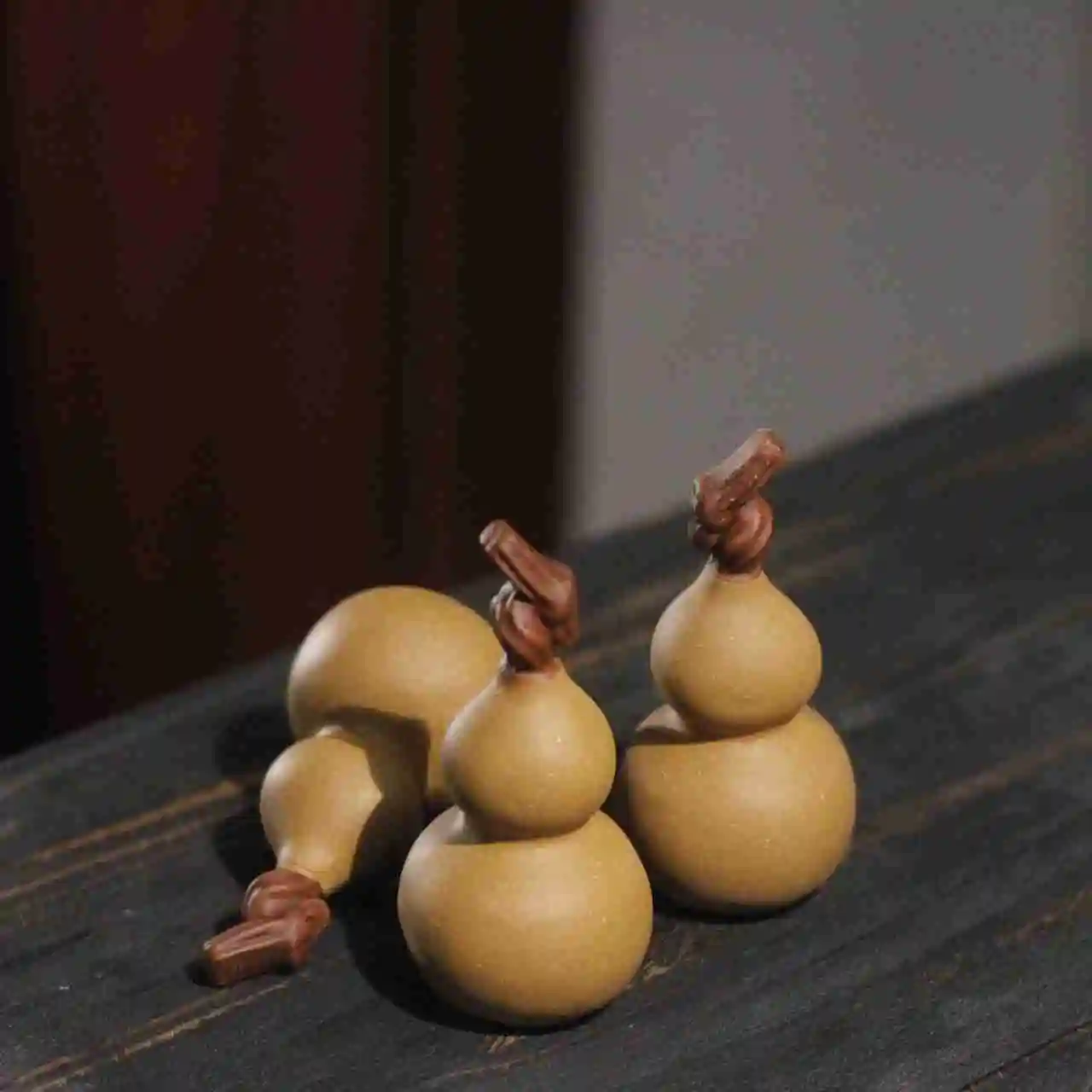 

Original Clay Purple Clay Creative Personality Purple Clay Tea Ceremony Tea Pet Ornament Can Be Cultivated Duan Mud Gourd