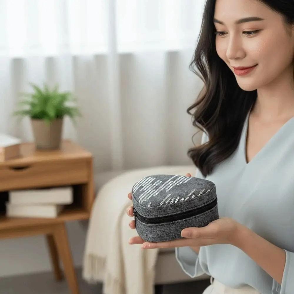 

Многосекционный органайзер для украшений в форме сердца из АБС-пластика, компактный футляр для хранения ювелирных изделий, защита от брызг воды, однотонный, для колец и ожерелий, упаковочная коробка