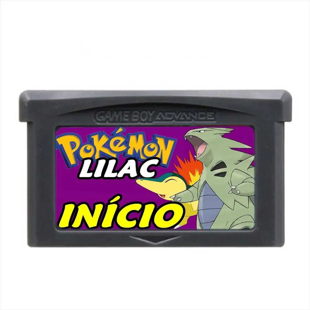 

GBA RTC Pokemon Lilac English game card