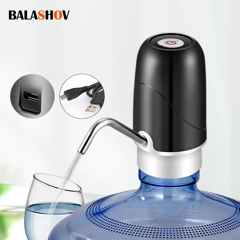 Wireless Water Bottle Pump19 Liters Water Dispenser USB Rechargeable Electric Water Pump Portable Automatic Drinking Pump Bottle