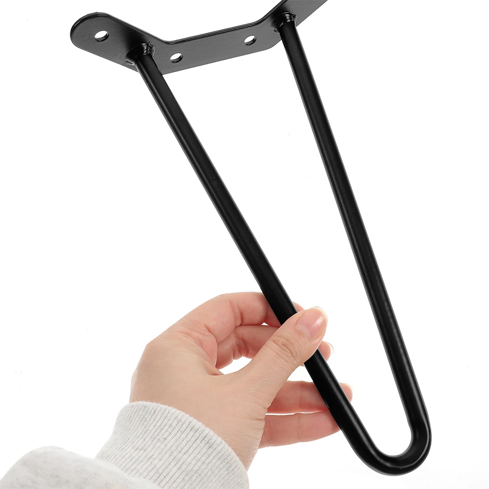 4 قطعة دبوس الشعر الساق أرجل قطع الأثاث طاولة عداد معدنية مكتب الطعام دعم قدم دبوس الشعر الجدول قابل للتعديل ارتفاع دعم مكتب