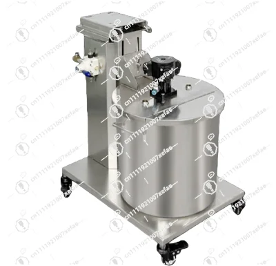 

20L Pneumatic Mixer with Lift Function, Stainless Steel Drum 5 Gallons, Paint, Ink, Paint Mixer, with Speed Control Function