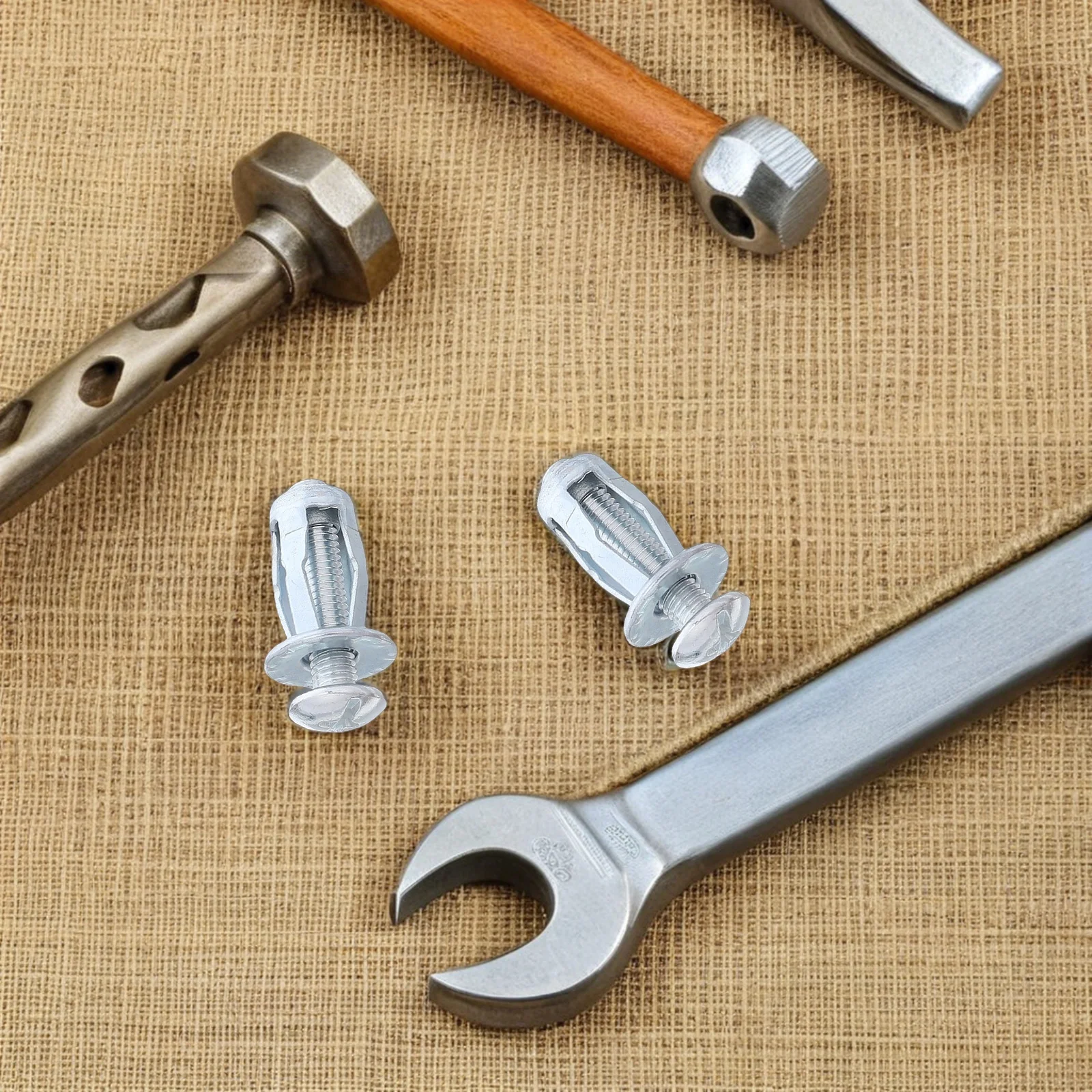 

50Pcs M5 Petal Nuts Expansion Screws Heavy Duty Drywall Concrete Fastening Expansion Bolt Anchor Metal Screw Anchors