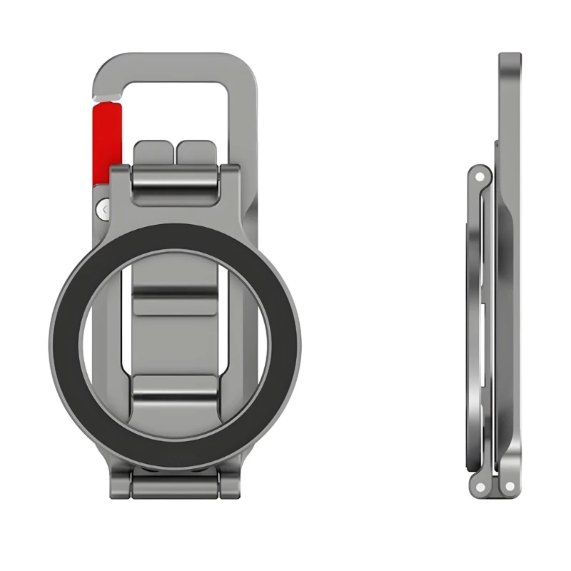 

Small Foldable Support Stand With Secure Attachment For Safe Phone Placement
