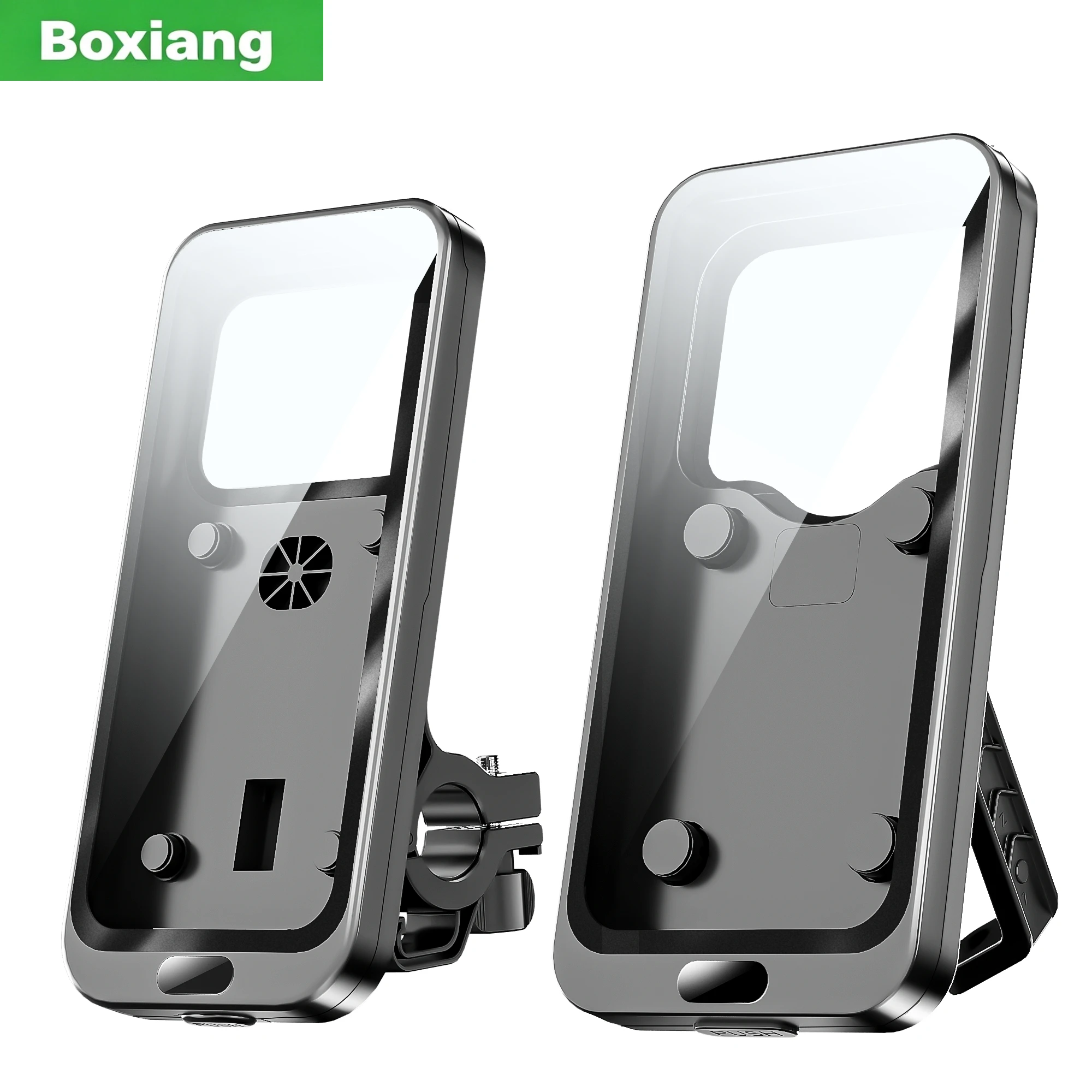 Anti Vibration Motorcycle Bike Phone Mount Handlebar Holder One-Hand Operation 360° View for 4.7-7'' iPhone Samsung